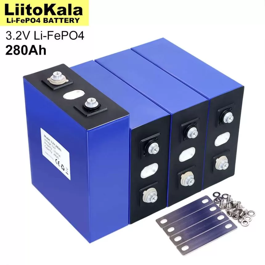 Grade A 3.2V 280AH battery LiFePO4 Lithium iron phospha for 12V 24V 4S E-scooter RV Solar Energy storage system Duty-free