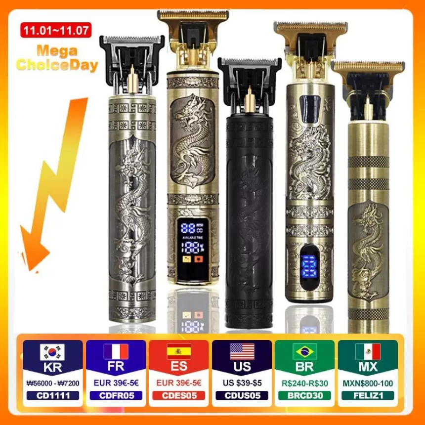 T9 Cordless Electric Hairber Shaver Hair Trimer Home Appliances Travel Barber Razors Shaving Machine for Men Trimmer Man