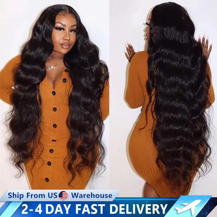 Glueless Wig Human Hair Ready To Wear Body Wave 13x4 Lace Front 6x4 Closure Wig Preplucked Melt Skins Pre Bleached Knots