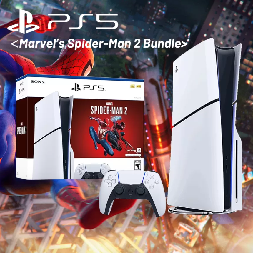 Sony PlayStation 5 Slim-Marvel's Spider-Man 2 Bundle disk, PS5