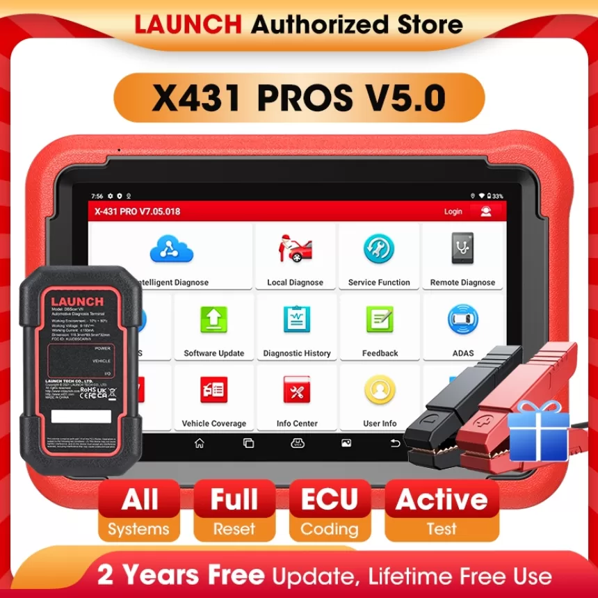 LAUNCH X431 PROS V 5.0 Diagnostic Tools OBD2 Scanner Diagnost Auto Automotive Tool Car Scan Autoscanner Diagnosis X-431 Pro V