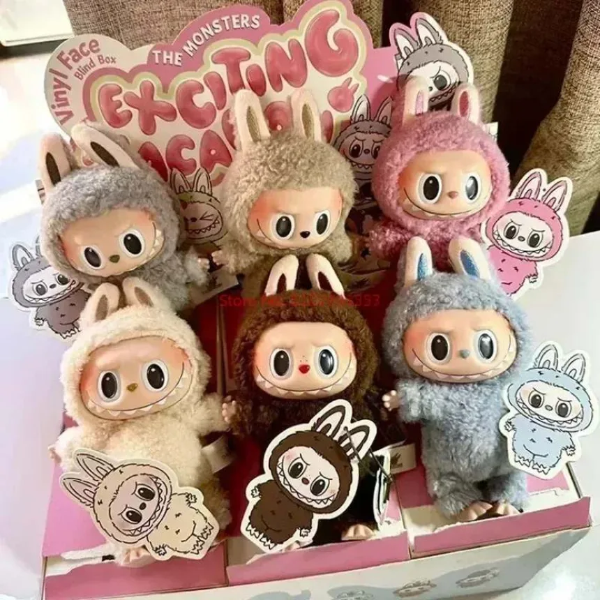 2024 New Hot Cute Labubu The Monsters Blind Box Toys Cardiac Macarone Kawai Guess Bag Figure Model Keychain Surprise Gifts Toys