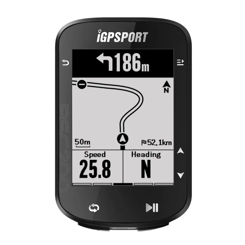 IGPSPORT BSC200 GPS Bicycle Computer Cycling Odometer Wireless Speedometer Route Navigation ANT + Bluetooth5.0 Accessories