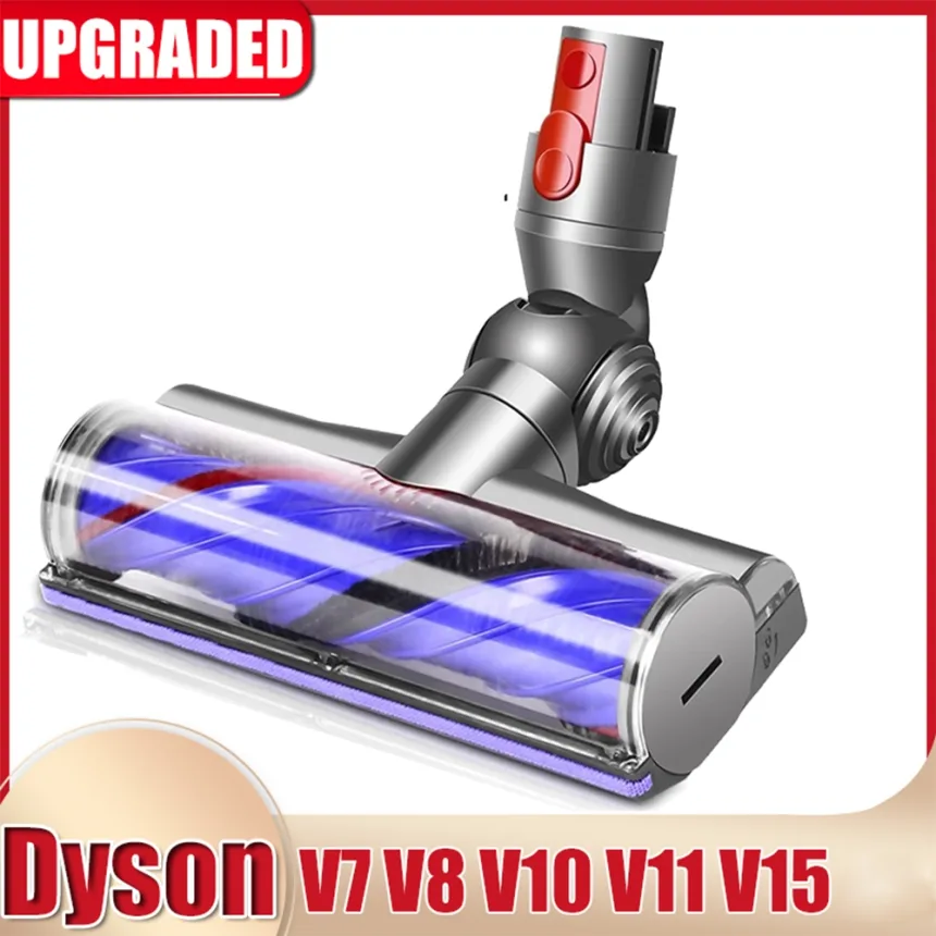 For Dyson V7 V8 V10 V11 V15 Vacuum Cleaner Anti Entangleme Direct Drive Cleaner Head , Motorhead Cleaner Head Brush Turbine Tool
