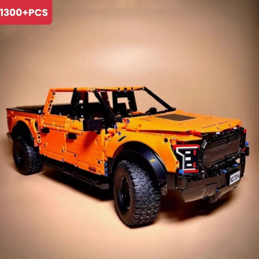 New 1379Pcs Technical Ford Raptors F150 Pickup Truck Sports Car Building Blocks Racing Vehicle Model Bricks Toys for Kid Gifts
