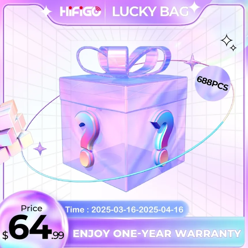 HiFiGo x AliExpress Lucky Bag Bonanza! Grab 50% Off Surprise IEMs Treasures – Limited Stock, First Come First Serve!