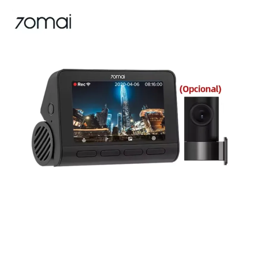 70mai A800S Dash Cam 4K UHD Cinema-quality Built-in GPS ADAS 70mai 4K Front Cam A800S Support 24H Parking Support Rear Cam