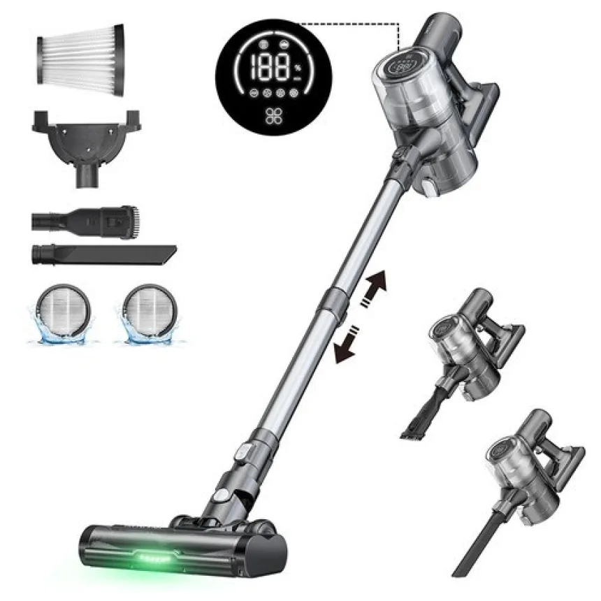Proscenic P13 Cordless Vacuum Cleaner Gray