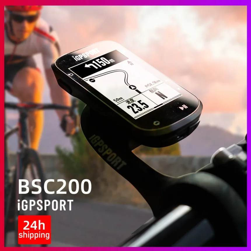 iGPSPORT BSC200C BSC200 BSC100S GPS Bike Computer Portuguese ANT+ Cycling Waterproof Bicycle Route Navigation Wireless Odometer