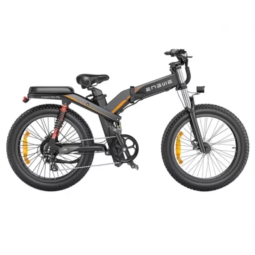 ENGWE X24 Mountain Electric Bike, 24*4.0 Inch Fat Tire, 50km/H Max Speed