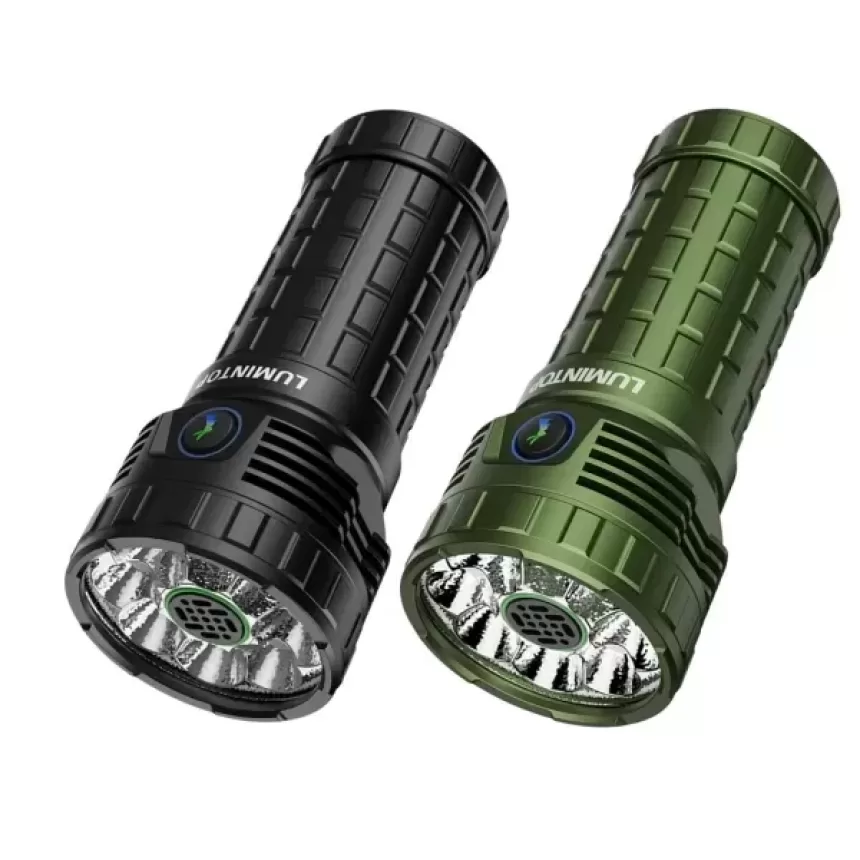 LUMINTOP Mach 4695 V2 26000LM Super Bright Strong Flashlight with 32000mAh 46950 Battery, Cooling Fan Type-C USB Charge and Discharge Design High Lumen Powerful LED Torch