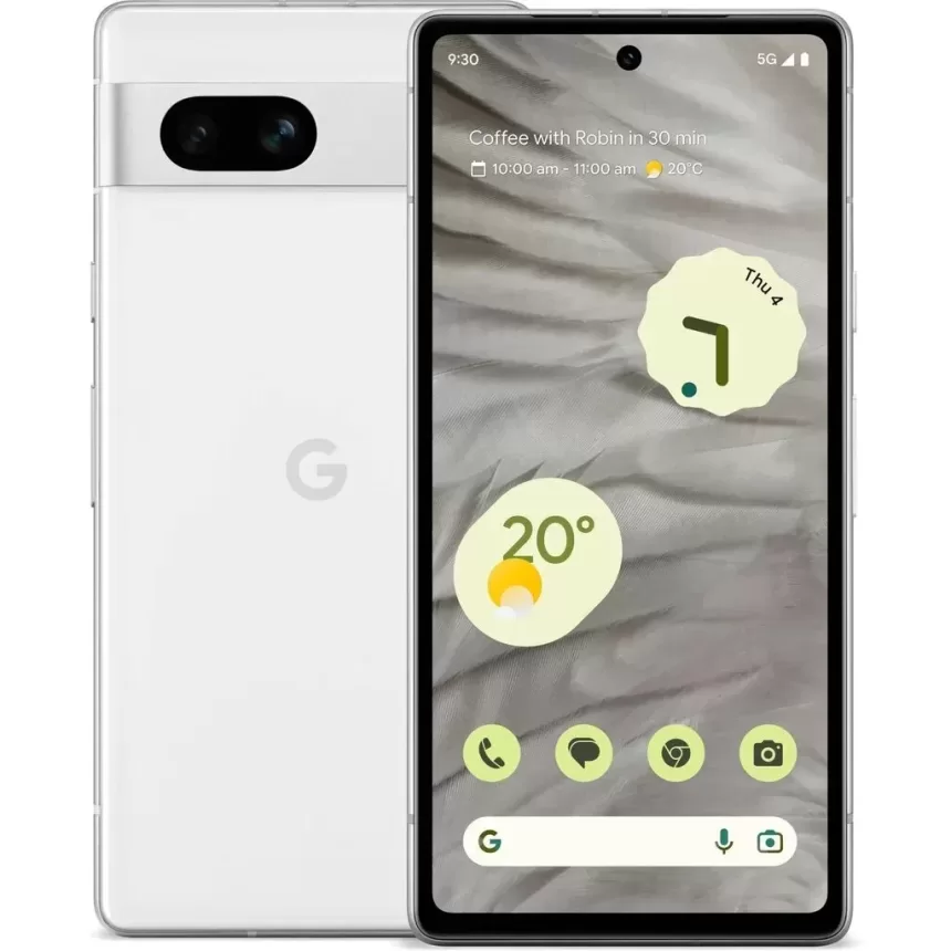 Google Pixel 7a Google Tensor G2 Titan M2™ Security Coprocessor 64MP Dual Camera 6.1 Inches OLED Screen Smartphone