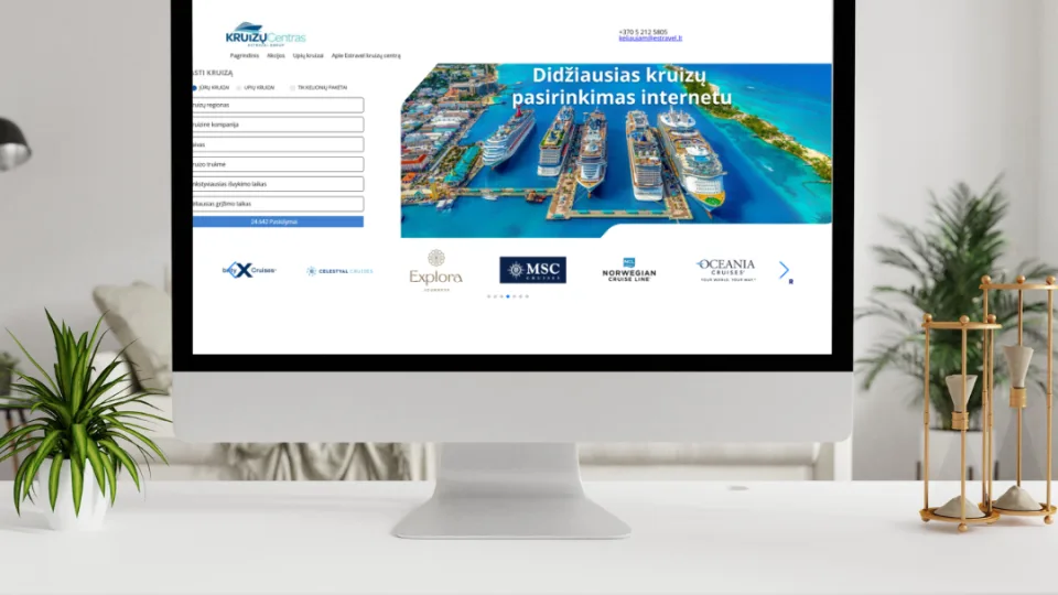Tokio sprendimo Lietuvoje dar nebuvo: startuoja didžiausia kruizų paieškos platforma internetu