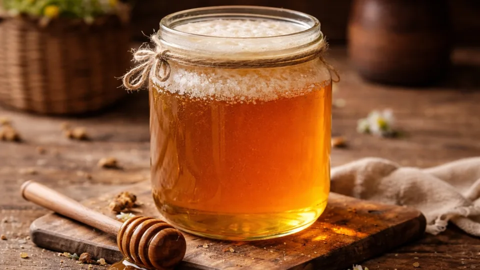 Atidarėte medų indelį ir pamatėte baltą sluoksnį? Štai ką turite žinoti prieš ragaudami