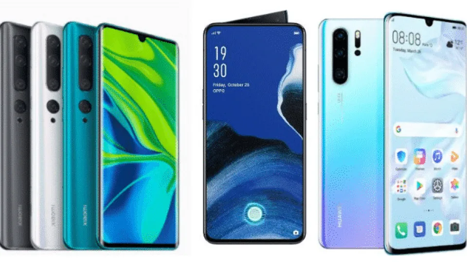 Titanų kovos: „Xiaomi Mi Note 10“, „Huawei P30 Pro“ ir „Oppo Reno 2“ – kurį iš šių flagmanų pasirinkti?