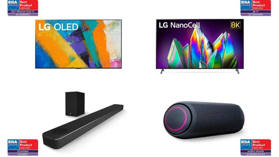 Pasaulyje pirmaujantys LG televizoriai ir garso produktai nuskynė laurus 2020 m. „EISA“ apdovanojimuose