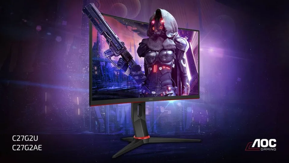 AOC pristato keturis naujus žaidimų monitorius: 165 Hz dažnis, 1500R išlinkis, sužinokite daugiau