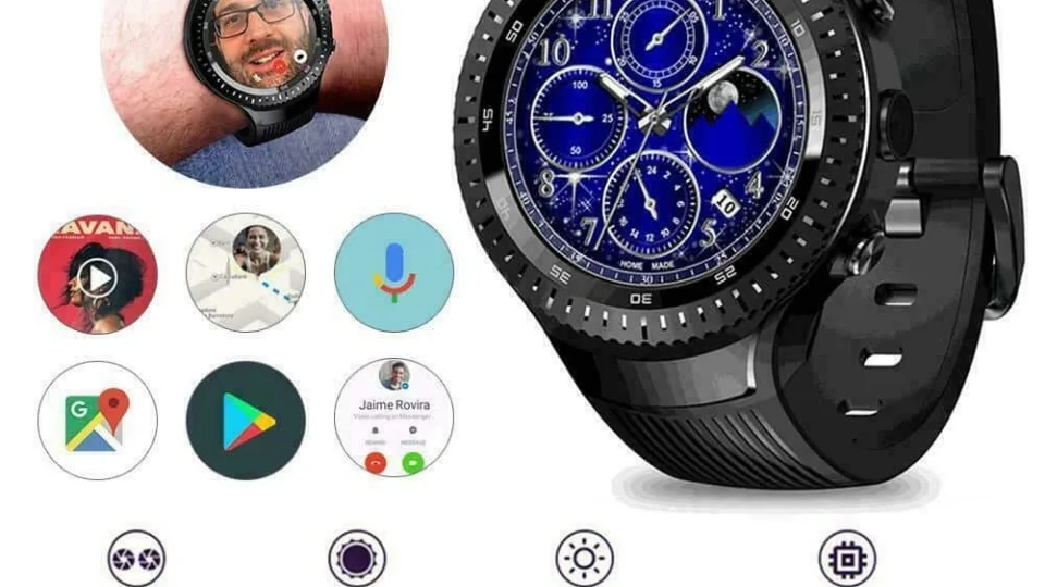 Puikus išmanusis laikrodis „Zeblaze Thor 4“ už patrauklią kainą - kamera, 4G ryšys ir kiti privalumai