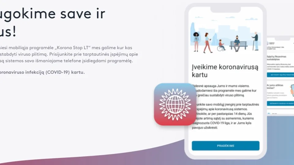 Įveikime koronavirusą kartu: jau prieinama lietuviška Covid-19 kontaktų atsekimo programėlė