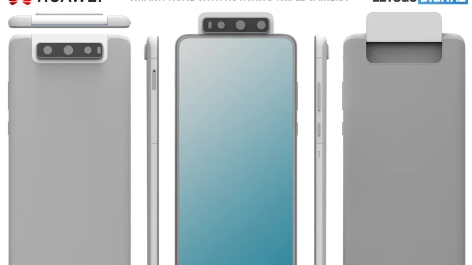 „Huawei” užpatentavo telefoną su trimis perverčiamomis kameromis