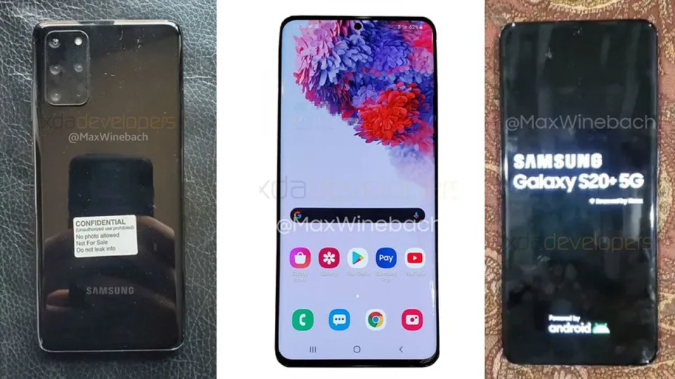 Slaptai nufilmuotas „Galaxy S20+”: pirmieji pamatykite, kaip atrodys naujasis „Samsung” flagmanas