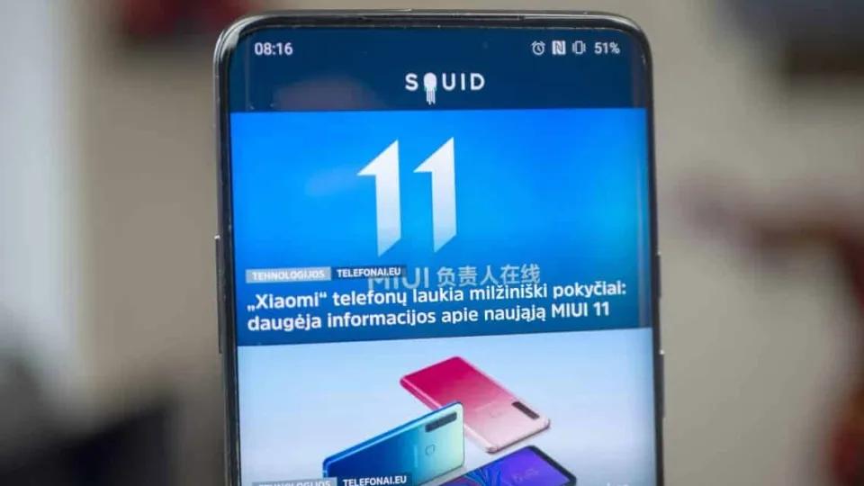 „SQUID“ programėlė - naujienų tiekėjas „Huawei“ telefonuose