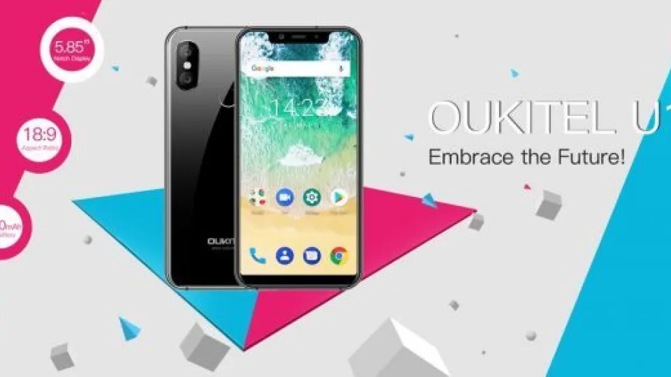 „Oukitel“ pristato antrąjį išmanųjį su ekrano išpjova - „Oukitel U19“