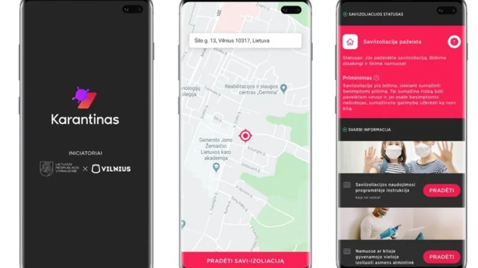 Naudinga ir turininga saviizoliacija – su mobiliąja programėle „Karantinas“