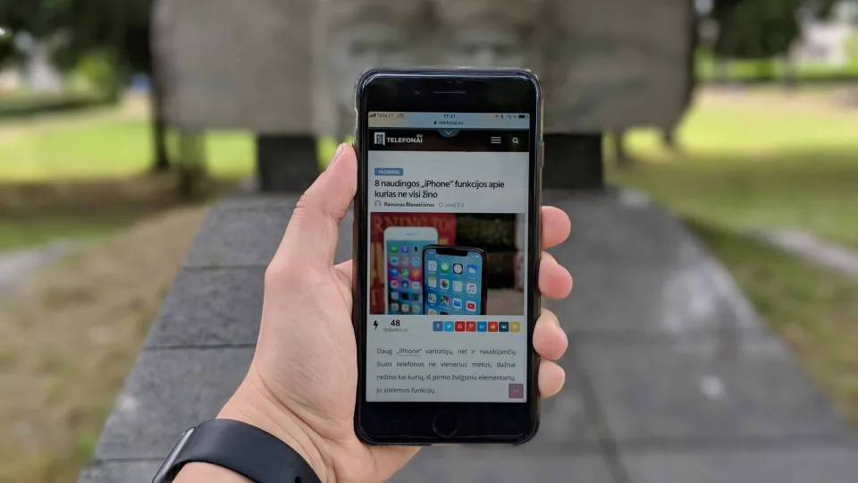 „iPhone 8 Plus" apžvalga