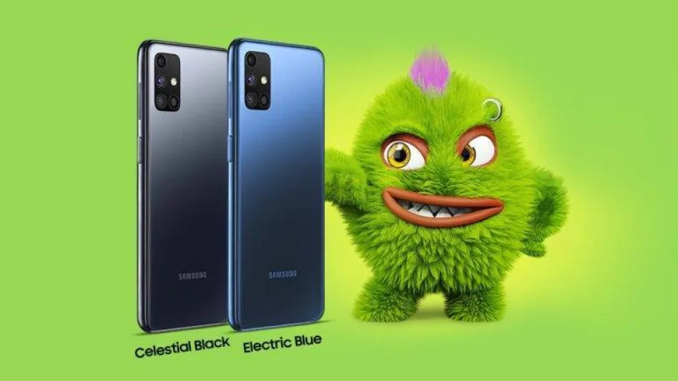 Tokio „Samsung“ telefono dar nematėte: pristatytas milžiniškos talpos baterija pasižymintis „Galaxy M51“