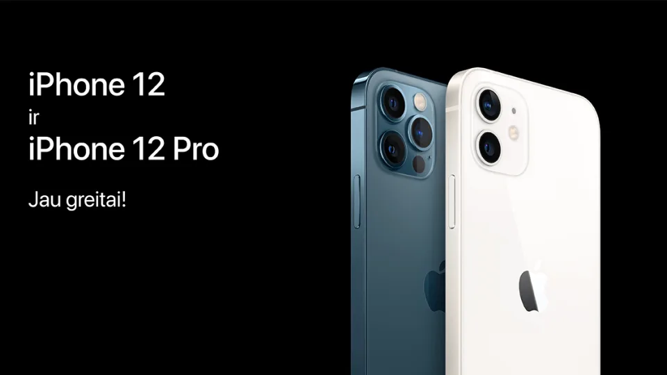 „Tele2“ jau galima užsisakyti „iPhone 12“ ir „iPhone 12 Pro“