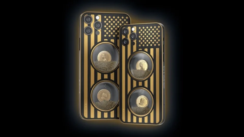 Rusai išleido €16 000 kainuojantį „iPhone” su D.Trumpo ir J.Bideno portretais: pabrėžia Trumpo pralaimėjimą