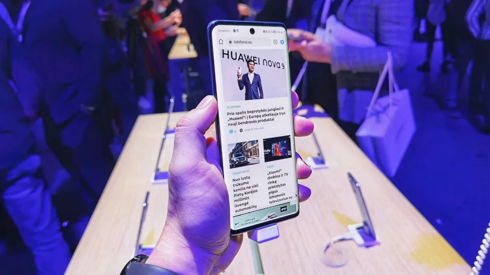 Išbandėme Europą sudrebinusias „Huawei” naujienas: garuojantys įspūdžiai iš „nova 9” pristatymo Vienoje