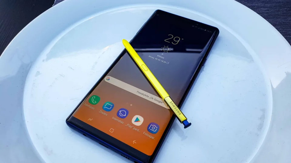 Pirmas įspūdis: „Samsung Galaxy Note 9”
