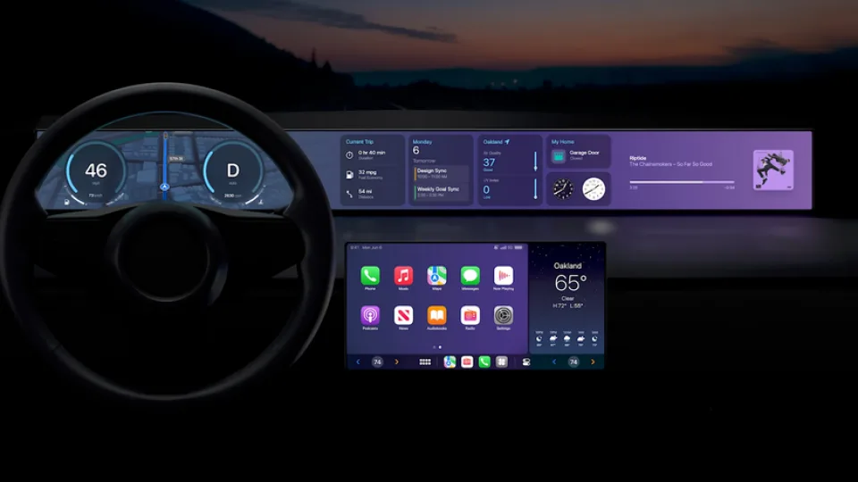 „Apple“ ruošia svarbius atnaujinimus: automobiliuose su „Apple CarPlay“ bus galima žiūrėti ir vaizdo įrašus