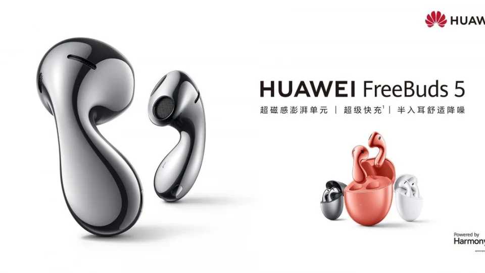„Huawei“ pristatė naujus „FreeBuds 5“ belaidžius ausinukus: stulbinantys dizaino sprendimai ir aukščiausios kokybės garsas