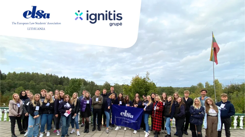 „Ignitis grupė“ stiprina bendradarbiavimą su jaunaisiais teisininkais: drauge siekia pakloti tvirtus ateities energetikos teisės pagrindus