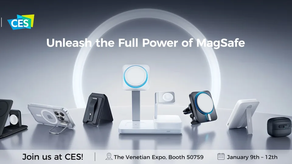 CES 2024 parodos metu – naująjį „Qi2“ standartą palaikančių įkroviklių pristatymas: anonsuojamas naujų produktų, kurie nustebins savo galimybėmis, pristatymas