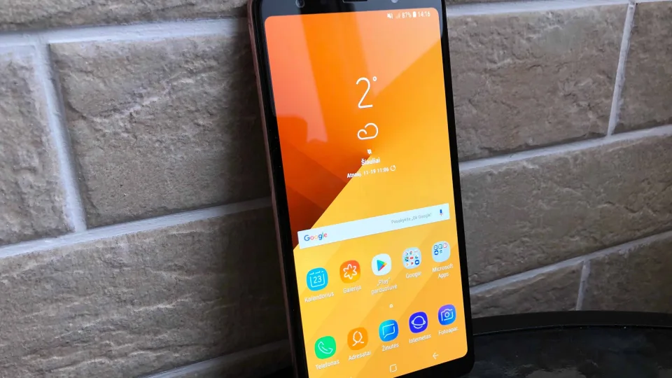 „Samsung Galaxy A7 (2018)“ apžvalga