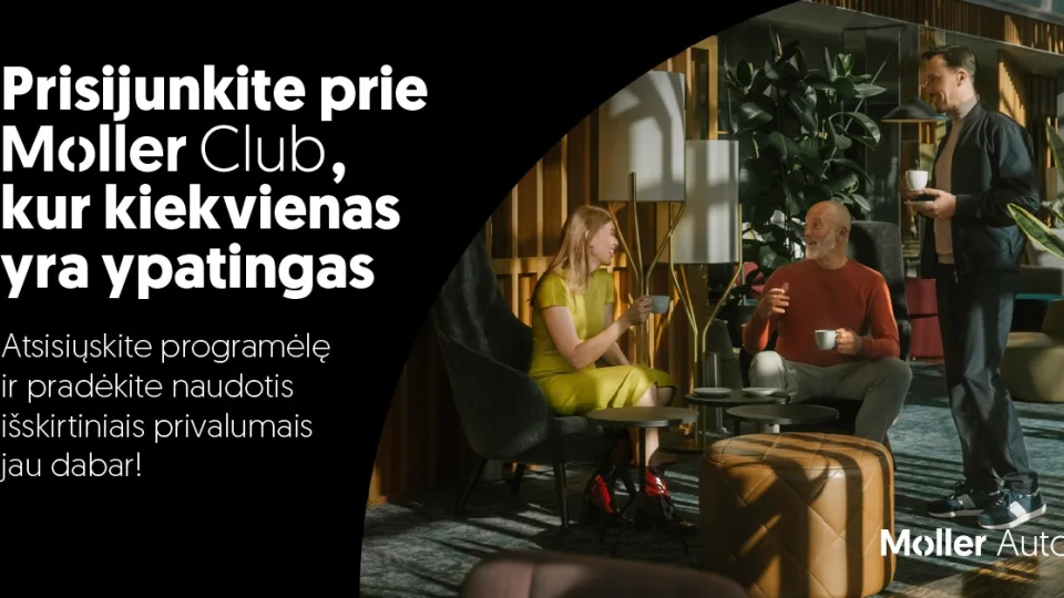 „Moller Auto“ sukūrė unikalią lojalumo programą: galės naudotis visi „Moller Auto“ klientai, įsigiję naujus ar naudotus automobilius, taip pat potencialūs klientai ar automobilių entuziastai