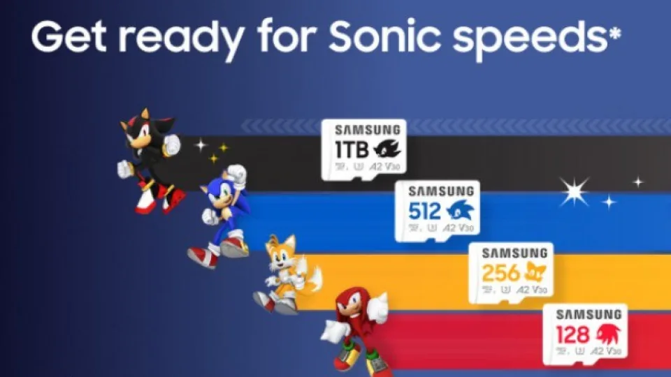 „Samsung“ pristatė išskirtinę atminties kortelių seriją, kurios papuoštos „Sonic“ filmo personažais, jau žinoma ir tokių kortelių kaina