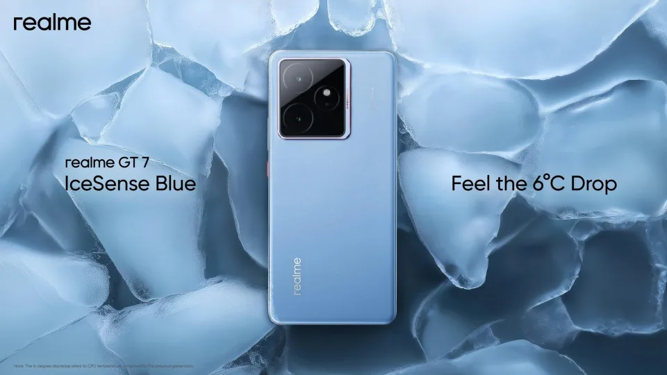 „Realme“ parodė, kaip atrodys tarptautiniai rinkai skirtas „GT 7“ išmaniojo telefono modelis