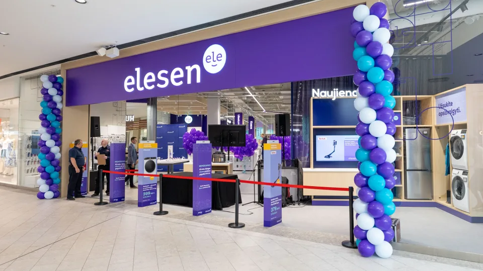Naujas prekės ženklas Lietuvoje: „Avitela“ ir „Elektromarkt“ tampa „Elesen“