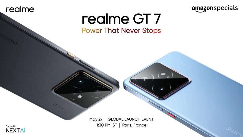 „Realme“ paskelbė, kada įvyks tarptautinis „GT 7“ serijos išmaniųjų telefonų debiutas