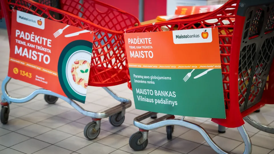 Per „Maisto banko“ akciją – rekordinis gerumo pliūpsnis: stokojantiems paaukota 324 tūkst. vienetų maisto