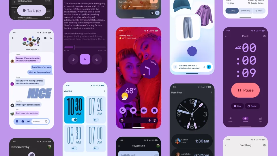 „Google“ parodė kaip atrodys „Android 16“ platforma su naujuoju „Material 3 Expressive“ dizainu