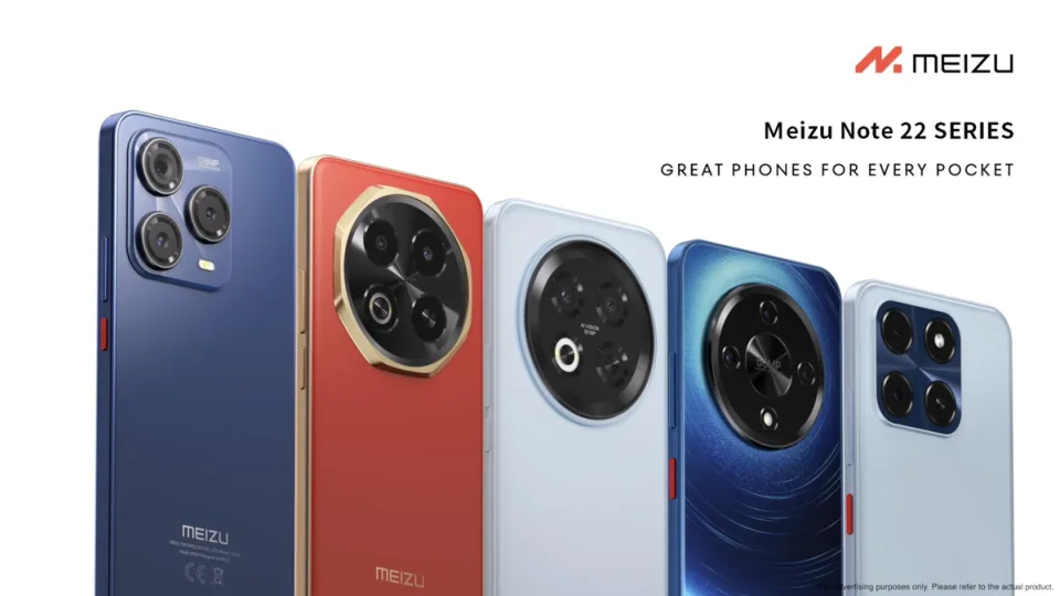 „Meizu“ sugrįžta į tarptautinę rinką: gamintojas paskelbė apie naujuosius „Note 22“ ir „Note 22 Pro“ modelius