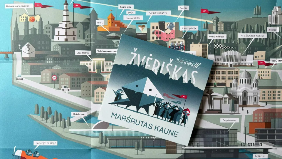 Kauno Žvėris kviečia į nuotykius: žemėlapis su apdovanojimais virsta tikru šeimos žaidimu