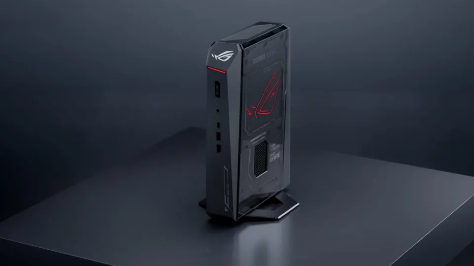 „Asus“ pristatė naująjį „ROG NUC 2025“ mini kompiuterį su „GeForce RTX 5080“ vaizdo plokšte