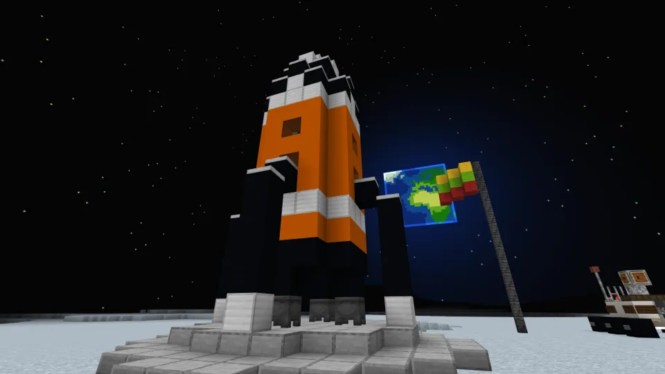 „Minecraft“ pamokos keičia viską: vaikai mokosi demokratijos kurdami miestus Mėnulyje